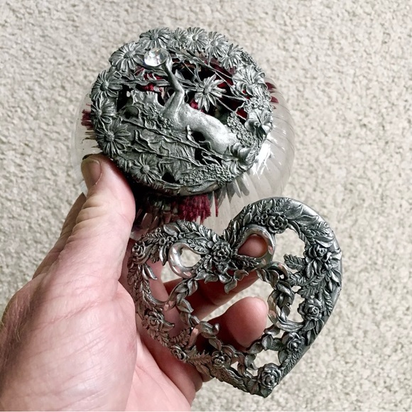 Vintage RAWCLIFFE PEWTER Potpourri Jar With Two Lids PC2990/PO2908 and Potpourri - Picture 12 of 12